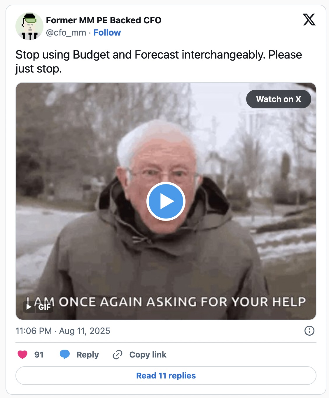 Budget V. Forecast