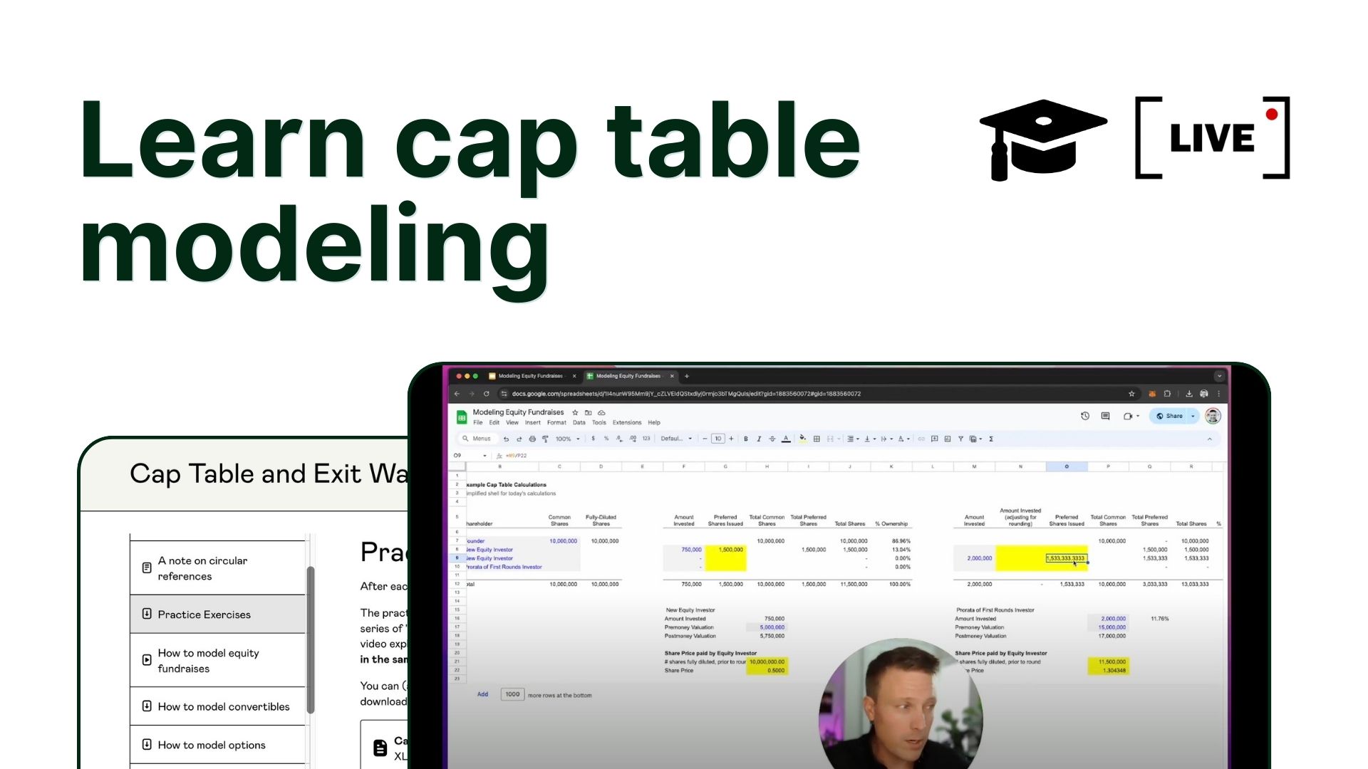 Cap Table and Exit Waterfall Masterclass