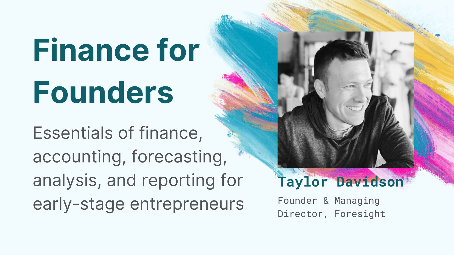 Finance for Founders