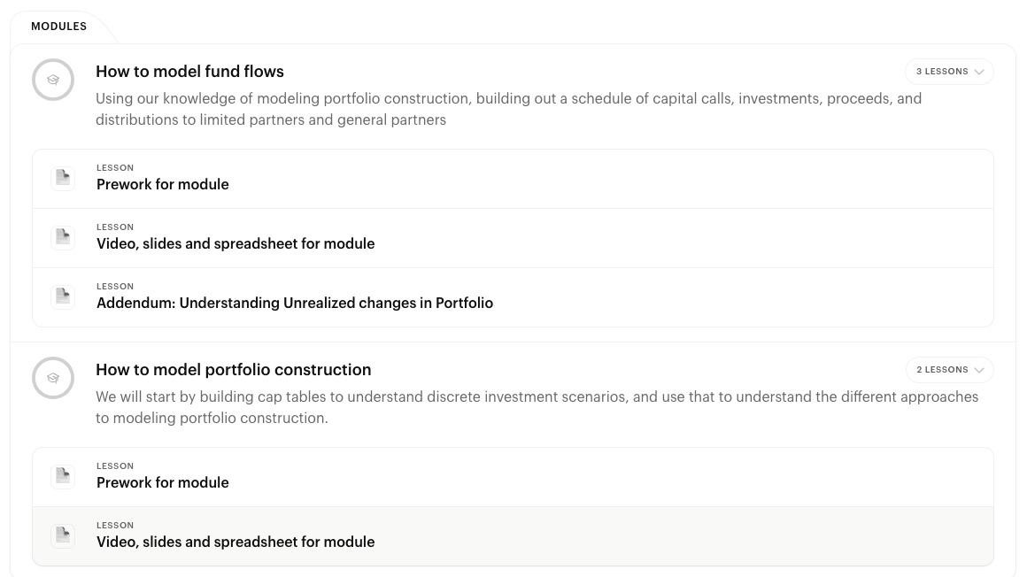 How To Model Venture Funds Screenshot